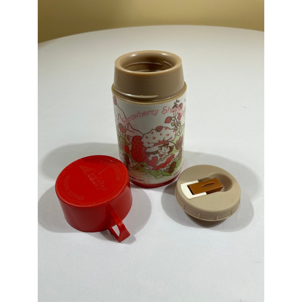 Aladdin Strawberry Shortcake Insulated Bottle Kids 8oz Vintage 1980 Retro